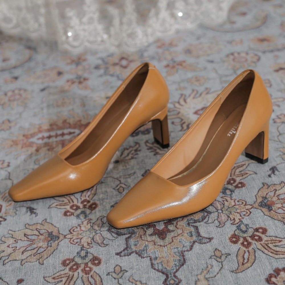 Leather Work Women Shoes - Новые женские профессиональные рабочие туфли на