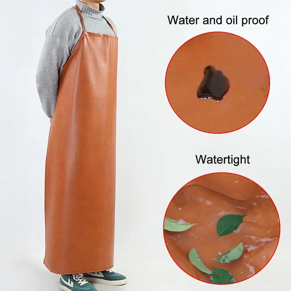 Leatherwork Apron - Утолщенный фартук из искусственной кожи (ПУ)