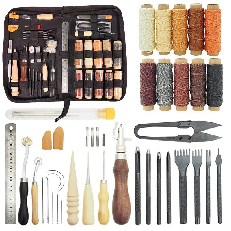 Beginner Leatherwork Kit - Набор инструментов для работы с кожей