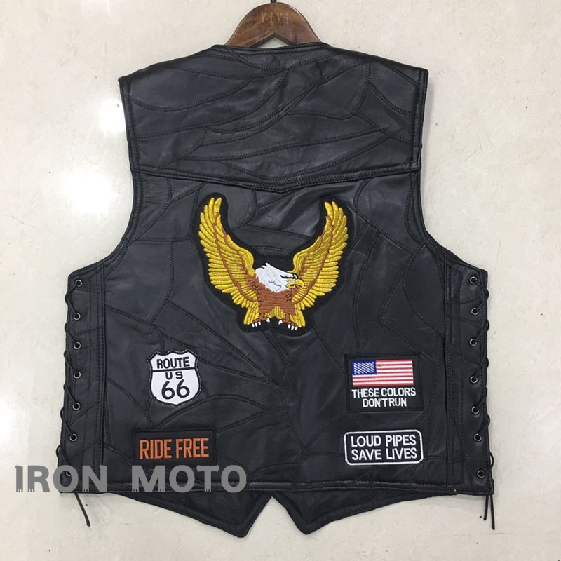 НОВЫЙ Мотоциклетный жилет для  – обзор и цена Leather Work Jacket