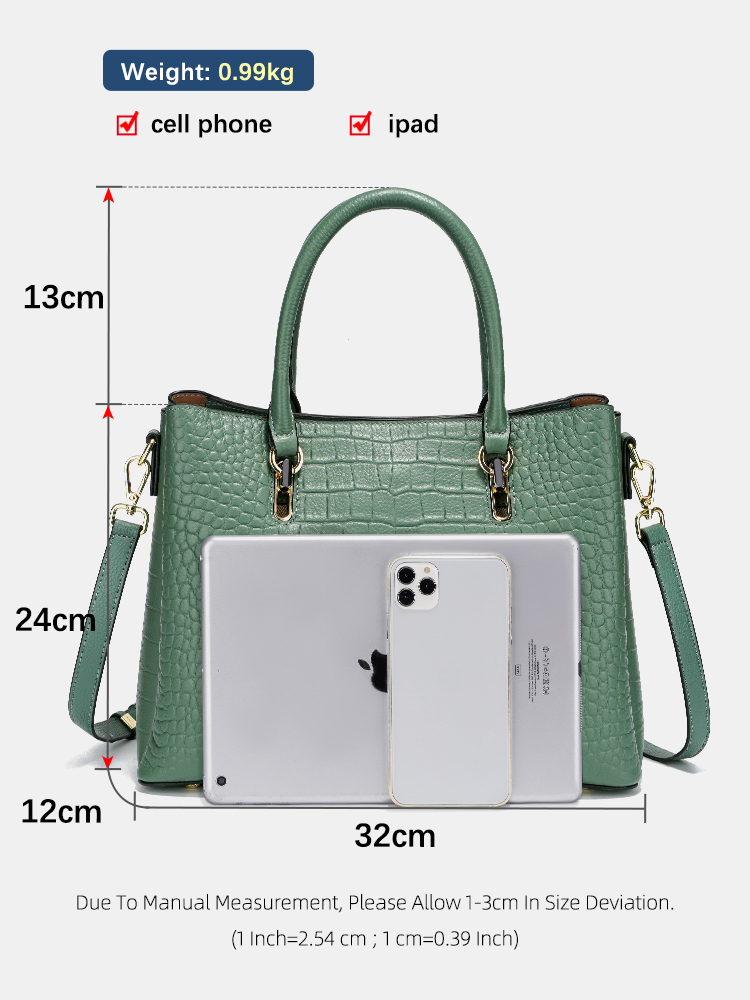 Женская сумка Zency из натурал – обзор и цена Leather Work Handbag