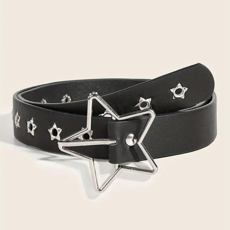 Ремень Y2K в стиле панк с закл – обзор и цена Leatherwork Eyelets