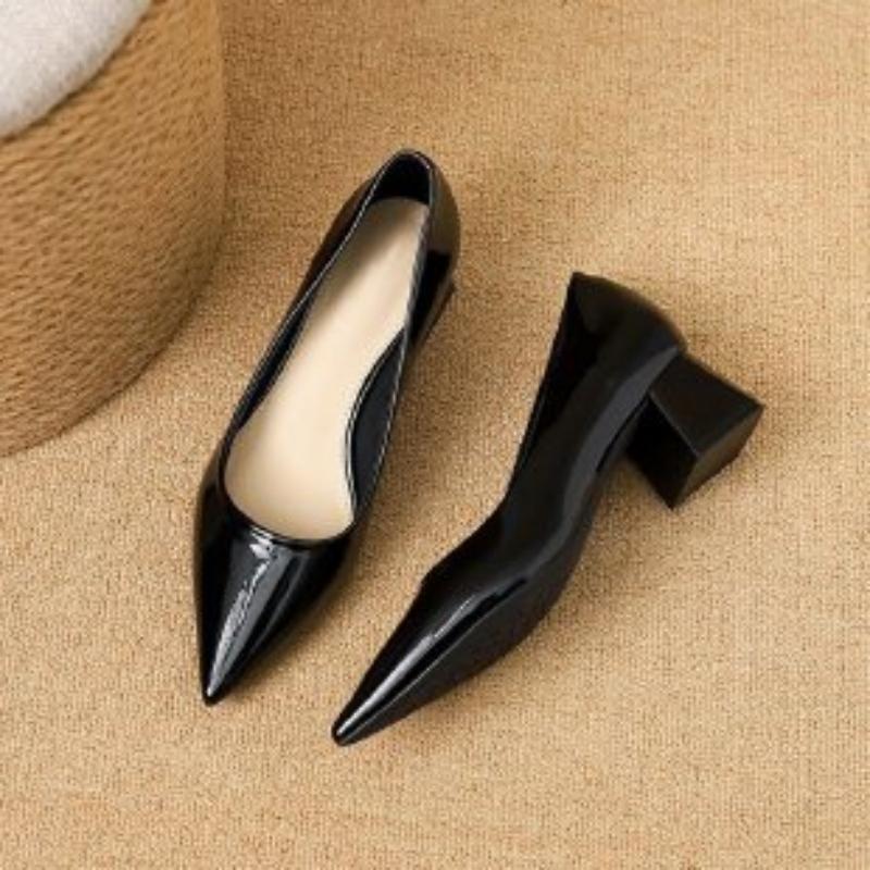 Новые женские туфли из лакиров – обзор и цена Leather Work Women Shoes