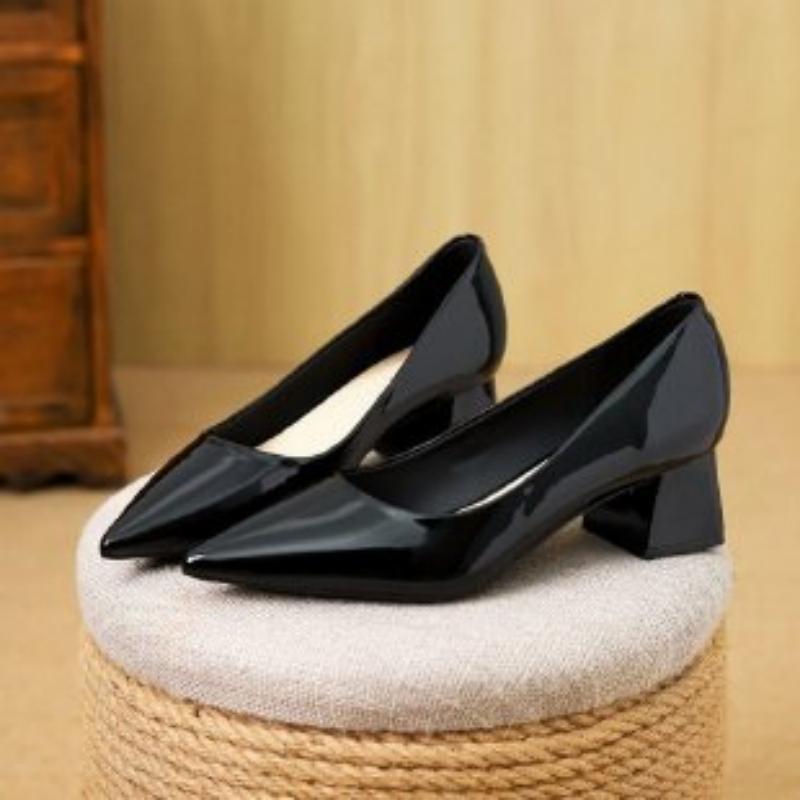 Новые женские туфли из лакиров – обзор и цена Leather Work Women Shoes