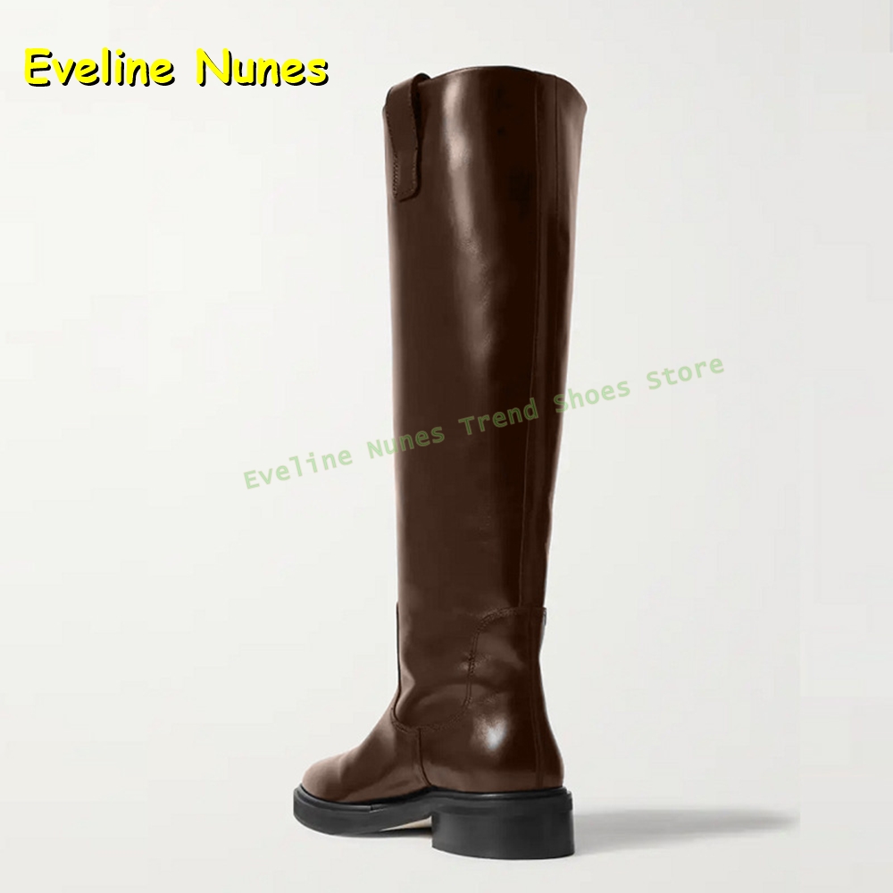 Черные кожаные высокие сапоги  – обзор и цена Leather Work Women Shoes