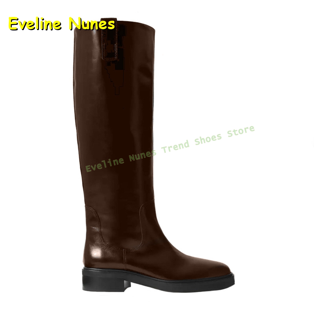 Черные кожаные высокие сапоги  – обзор и цена Leather Work Women Shoes