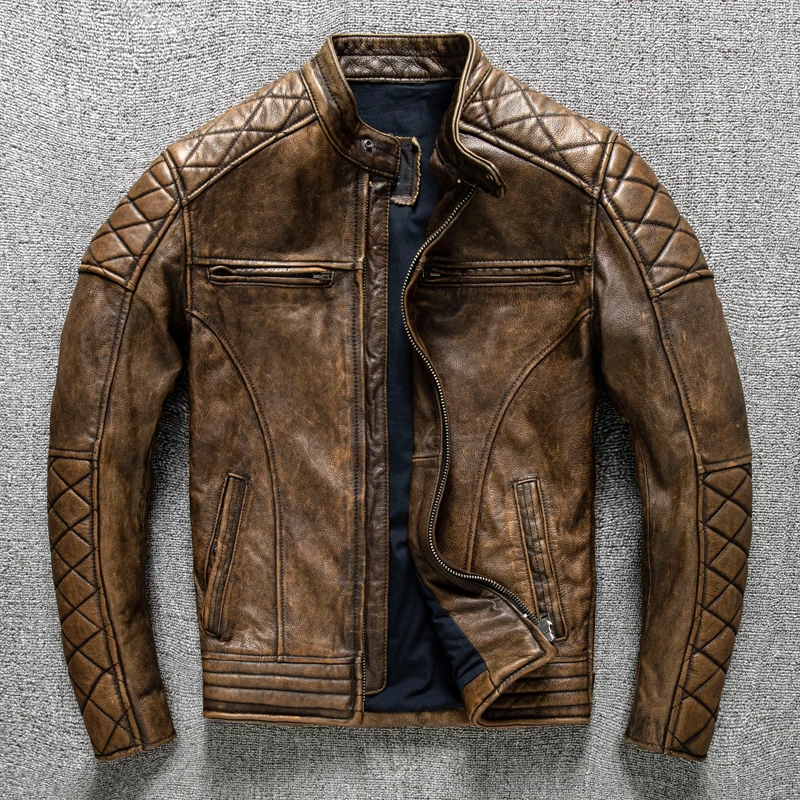 Винтажная мужская кожаная курт – обзор и цена Leather Work Jacket