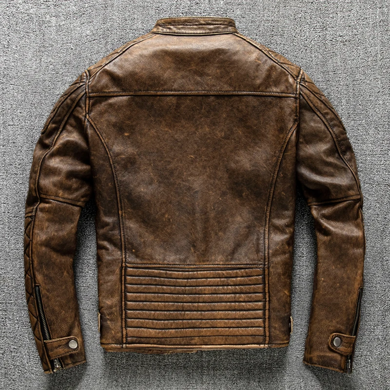 Винтажная мужская кожаная курт – обзор и цена Leather Work Jacket