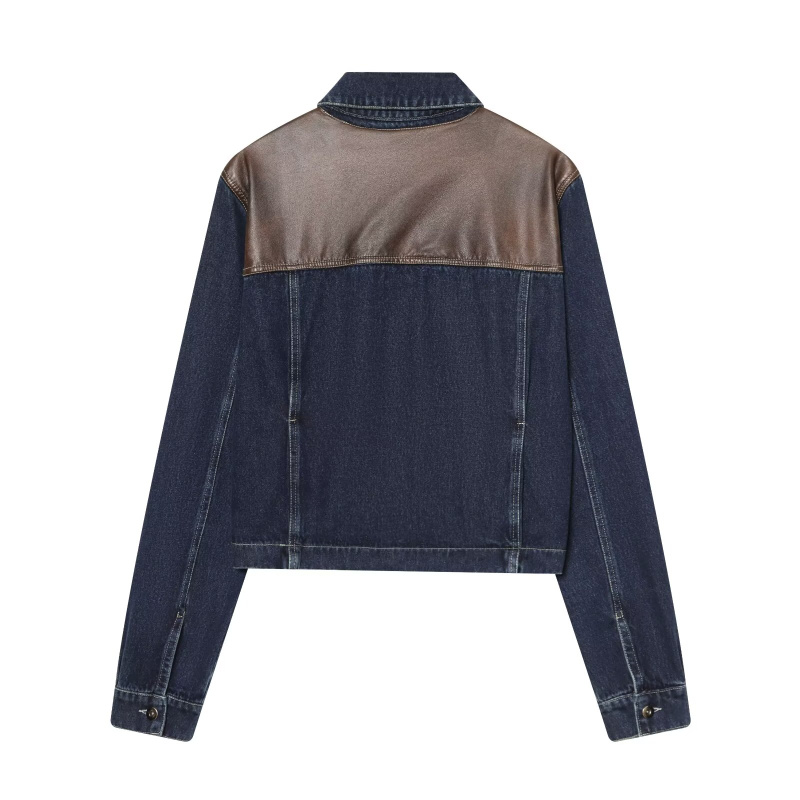 Женский джинсовый комплект ETJ – обзор и цена Leather Work Jacket