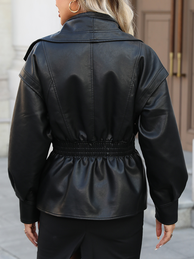 Ailegogo новая весенне-осенняя – обзор и цена Leather Work Jacket