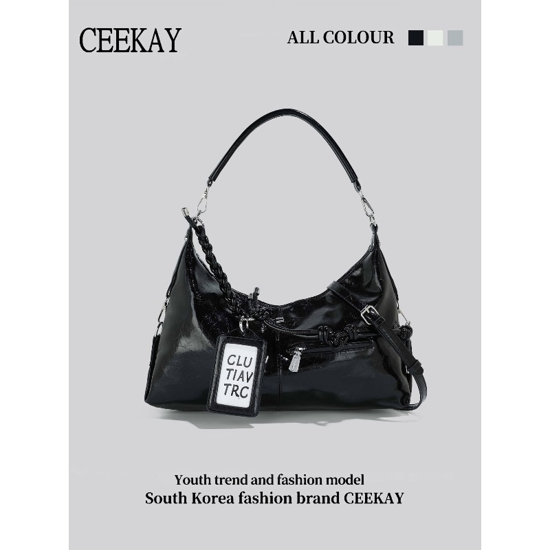 2026 CEEKAY Глянцевая кожаная  – обзор и цена Leather Work Handbag