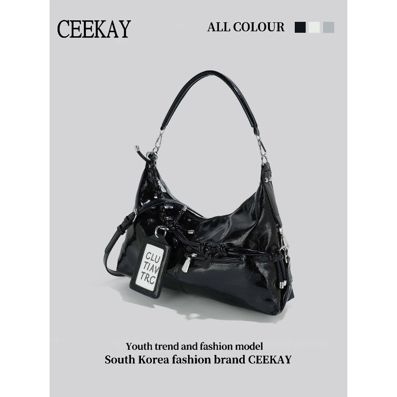 2026 CEEKAY Глянцевая кожаная  – обзор и цена Leather Work Handbag