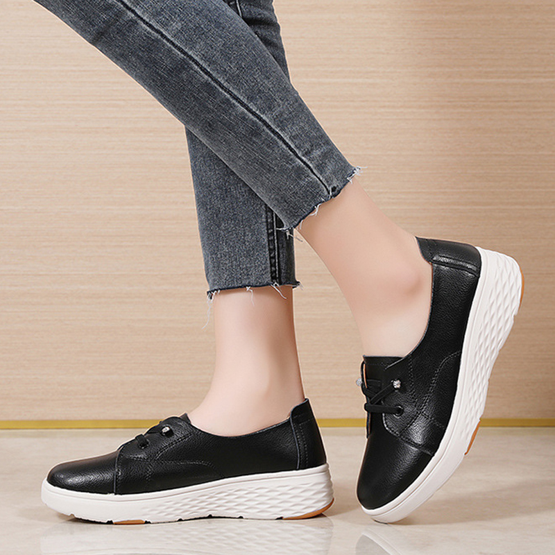 Весенне-осенние женские удобны – обзор и цена Leather Work Women Shoes