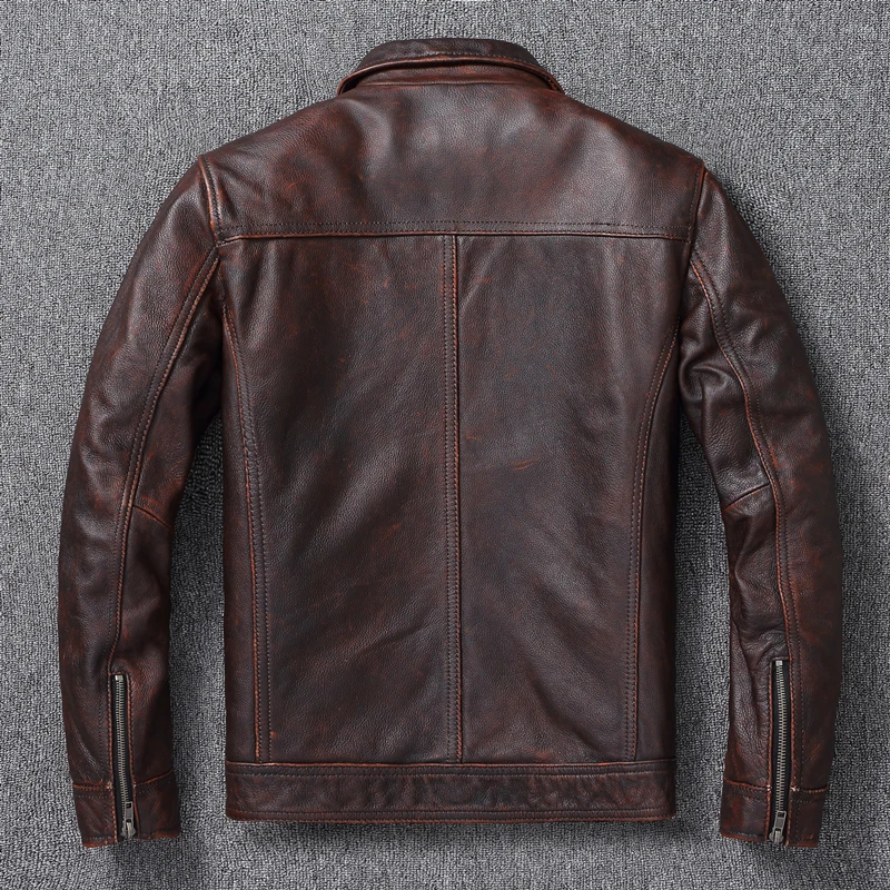 Мужская винтажная куртка из на – обзор и цена Leather Work Jacket