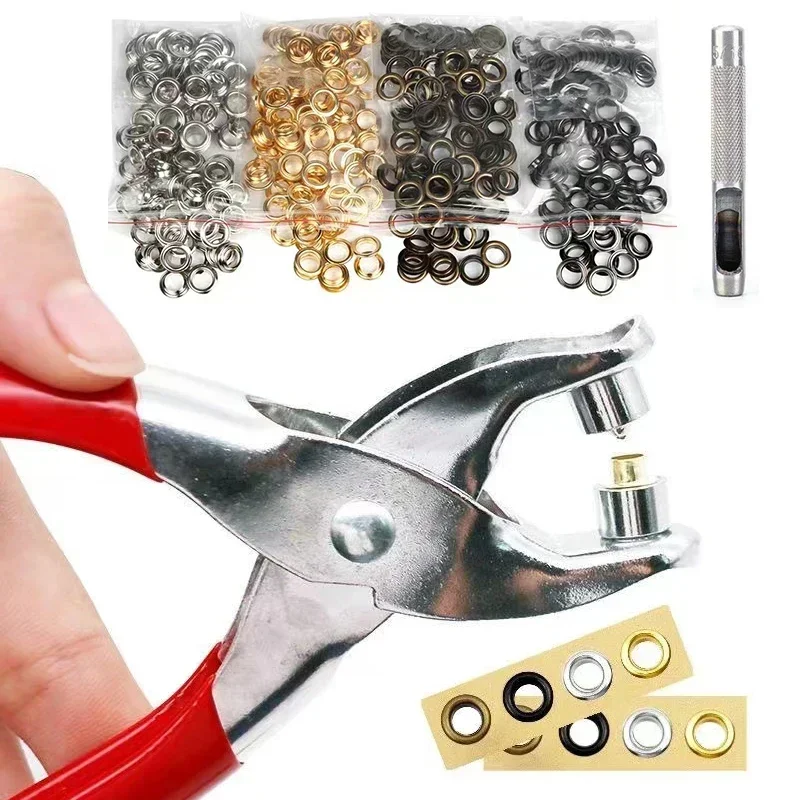 100 комплектов, 4 мм, металлич – обзор и цена Leatherwork Eyelets