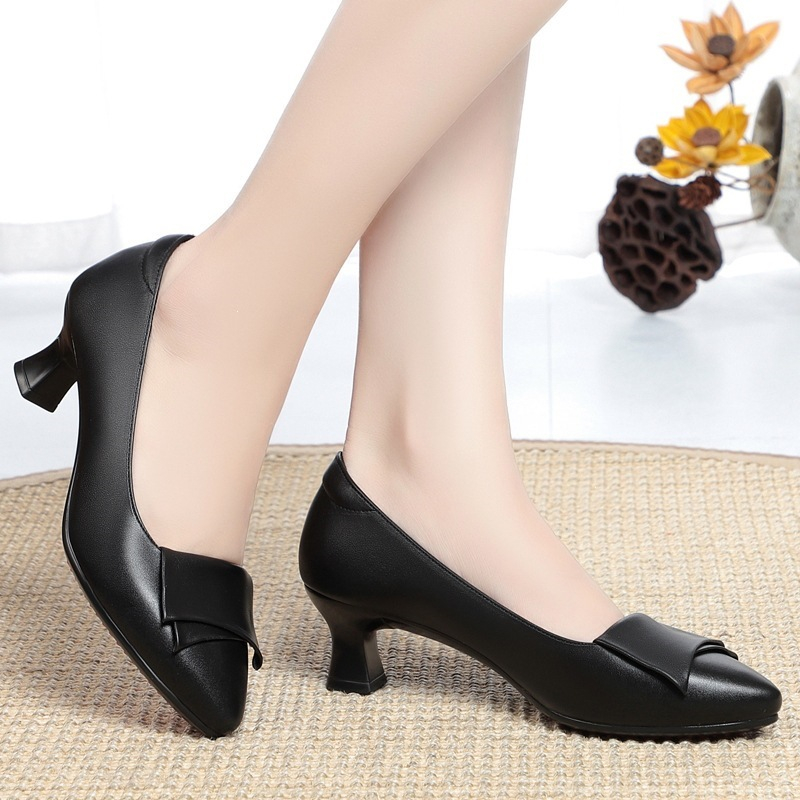 Весенне-осенние туфли из натур – обзор и цена Leather Work Women Shoes