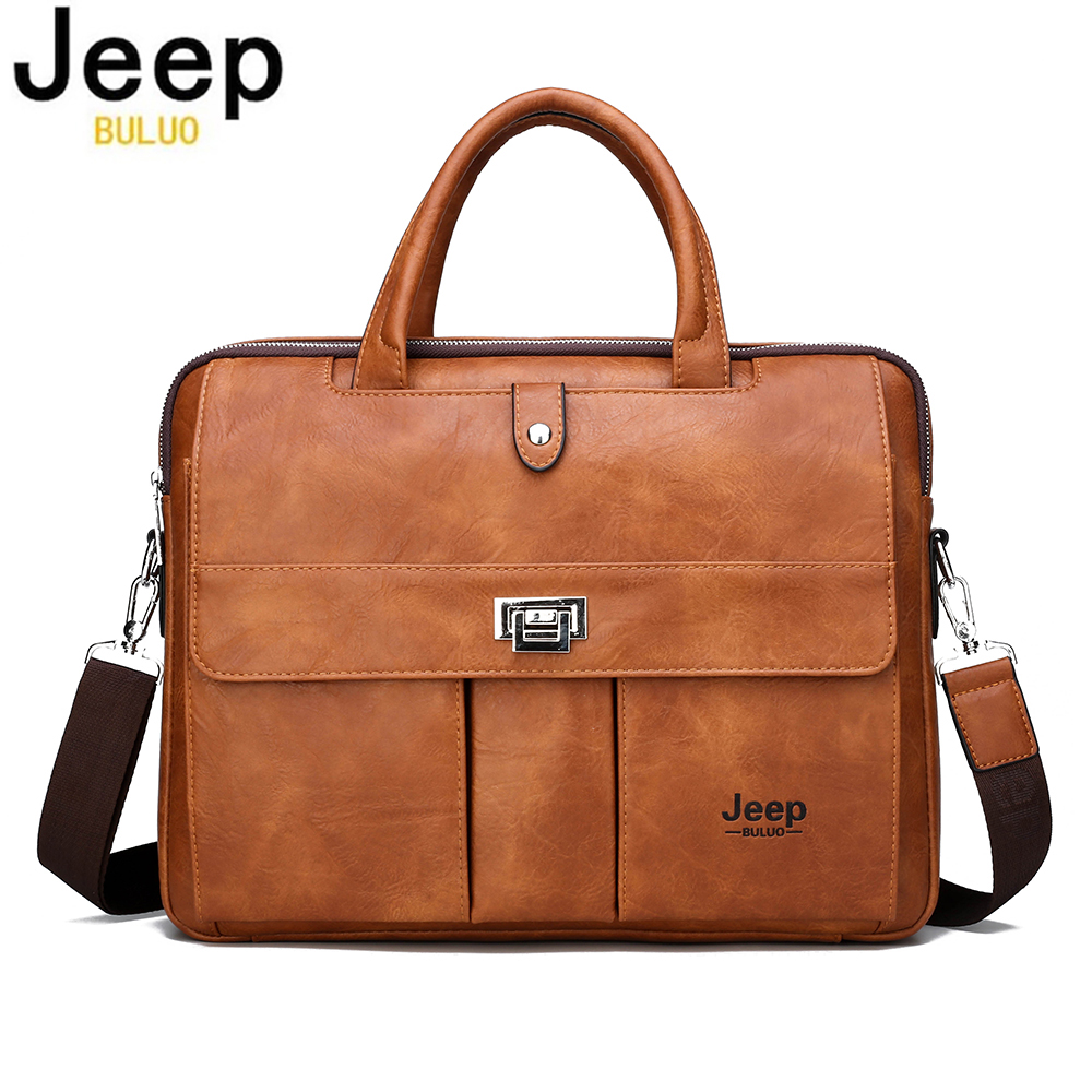 Мужской кожаный портфель Jeep  – обзор и цена Leather Work Bag Mens