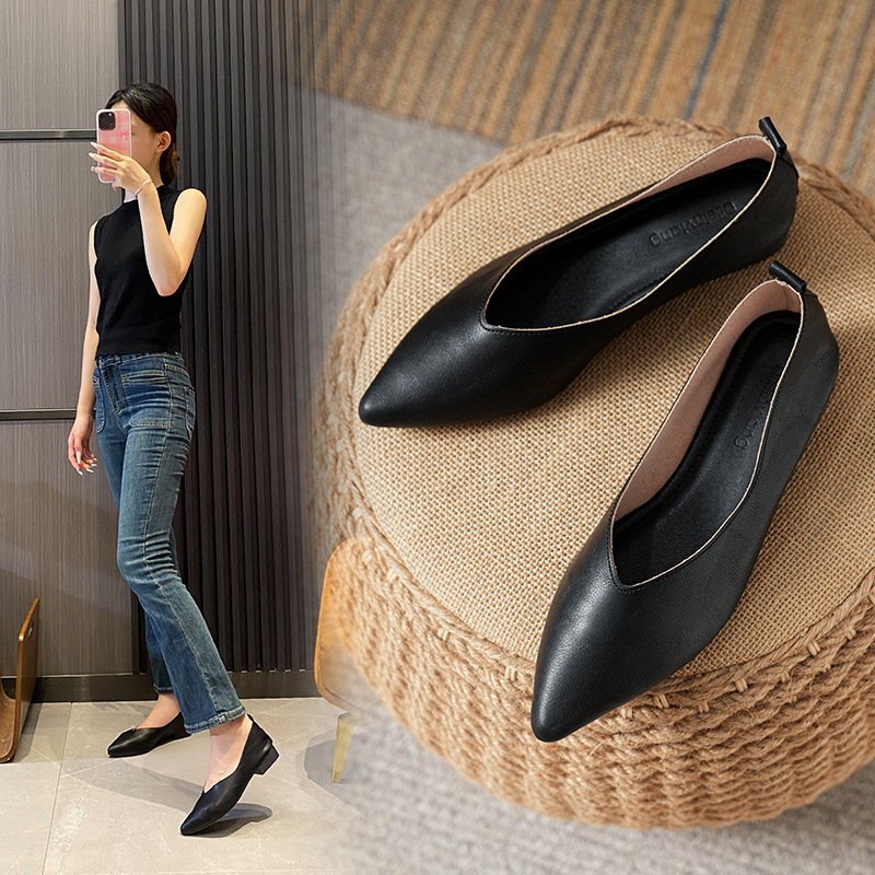 Весенне-осенние модные женские – обзор и цена Leather Work Women Shoes