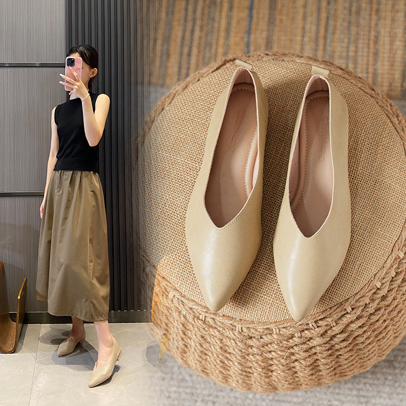 Весенне-осенние модные женские – обзор и цена Leather Work Women Shoes